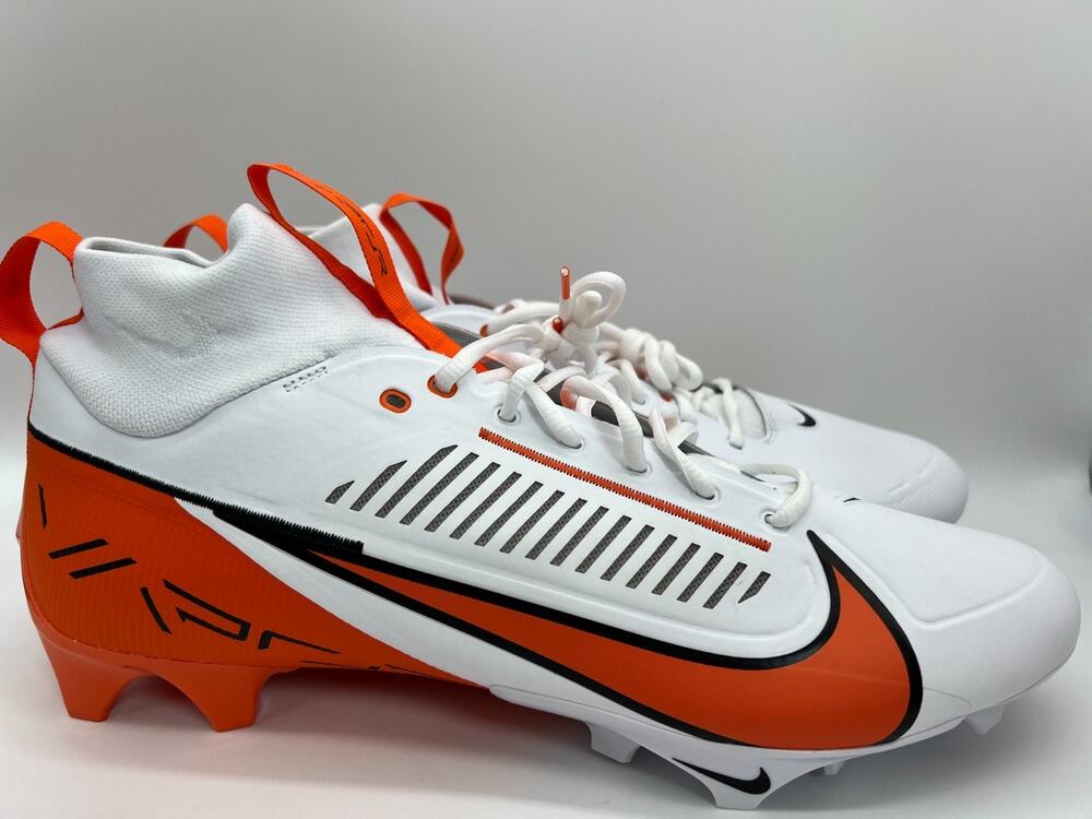 Nike Vapor Edge Pro 360 2 TB Football Cleats White Orange FQ4044-100 Size 16 NEW